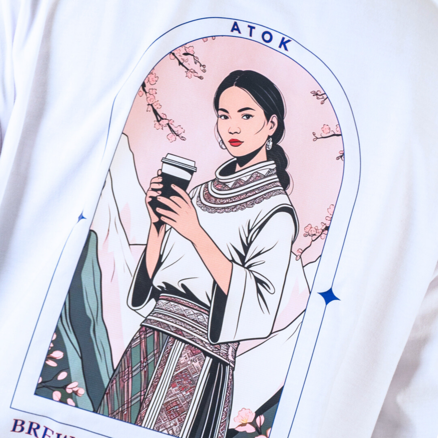 ATOK Blossom & Brew Tee (Bone)