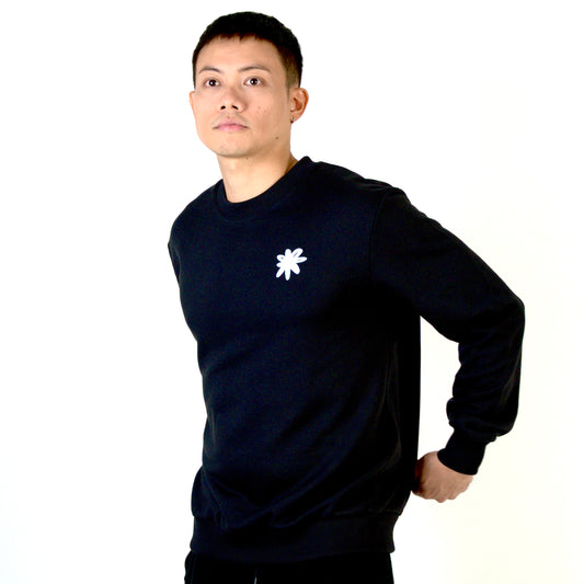 1SLA Flower Sweatshirt (Black)