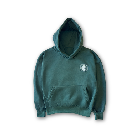 Sagada Highlands Archive Oversized Hoodie (Forest Green)
