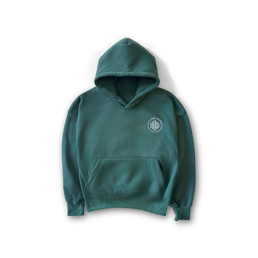 Sagada Highlands Archive Oversized Hoodie (Forest Green)