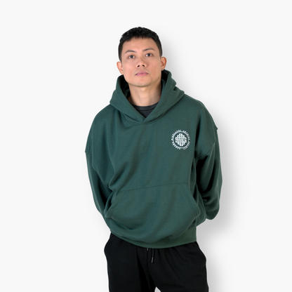 Sagada Highlands Archive Oversized Hoodie (Forest Green)